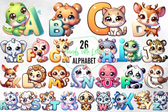 Animal Alphabet Sublimation Clipart: A Designer's Toolkit