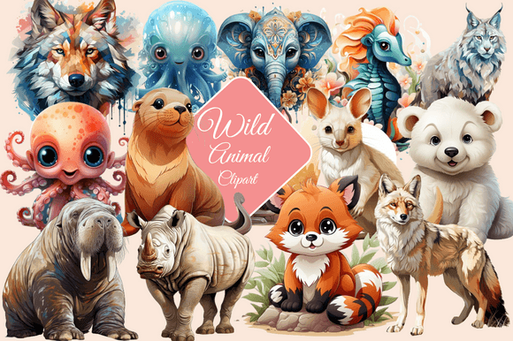Bring the Wild to Your Projects: A Designer's Clipart Guide