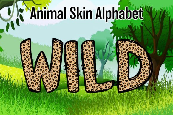 Safari Animal Alphabet Doodle Leopard: A Creative Asset