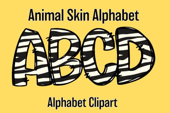 Safari Animal Alphabet Doodle Zebra2: Creative Uses for This Clipart Set