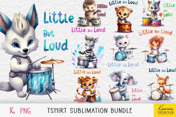 Watercolor Cute Animal | Little but Loud: A Creative Asset for Bold Brands