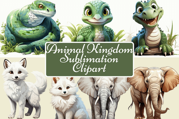 Wildly Versatile: Using Animal Kingdom Sublimation Clipart
